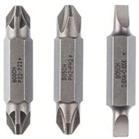Bosch Professional Doppelklingen-Set mit Phillips-, Pozidriv- und Längsschlitz-Schrauben, ideal für Halter mit 1/4'-Sechskantaufnahme
