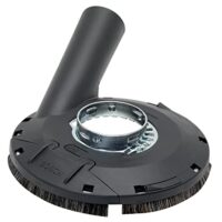 Bosch Dunstabzugshaube mit Bürstenkranz (115/125 mm) für Winkelschleifer, Zubehör zum Schleifen von Kanten und Entfernen von Schmutz und Staub.
