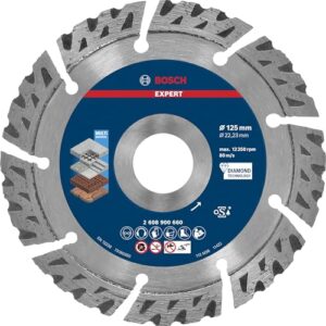 Bosch EXPERT MultiMaterial Diamanttrennscheiben für Beton, Stahlbeton und mehr - perfekte Wahl für Heimwerker und Profis