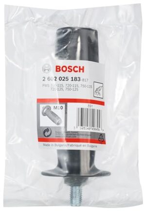 Einsetzbarer Handgriff für Bosch-Winkel-Schleifern, kompatibel mit allen kleinen Winkelschleifern von Bosch und geeignet für beide Händigkeiten.