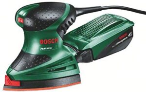 Multischleifer Bosch PSM 160 A, 3 Schleifblätter, Karton - 160 W, 24.000 min-1, 1,6 mm Schwingkreis-Ø