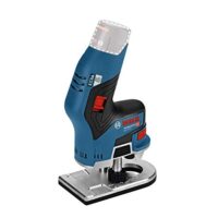 Bosch Professional 12V System Akku Kantenfräse GKF 12V-8, kompakter Aufbau mit bürstenlosem Motor und 12-Volt-System für höchste Präzision und Effizienz.