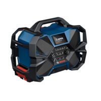 Bosch Professional 18V/12V System Akku-Baustellenradio mit verschiedenen Funktionen und Anschlüssen