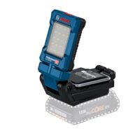 Bosch Professional 18V System Akku Leuchte GLI 18V-800 mit 800 Lumen, 20 LEDs und schwenkbarer Leuchtenkopf