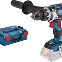 Bosch Professional 18V System Akku Schlagbohrschrauber GSB 18V-110 C mit hoher Drehmomentleistung und widerstandsfähigem Bohrfutter.