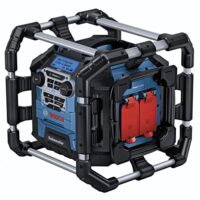 Baustellenradio mit DAB+, Bluetooth, FM und AUX-Empfang, Bosch 18V System Akku Baustellenradio GPB 18V-5 SC