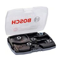 Bosch Professional 5-teiliges Set mit Starlock Carbide Tauchsäge- und Segmenteblättern für Holz und Metall, Top-Qualität für den Werkzeugkoffer
