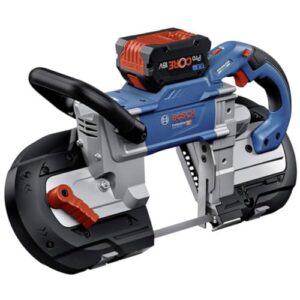 Bosch Professional Akku Bandsäge GCB 18V-127, bürstenloser Motor, Schnittkapazität von 127 x 127 mm, inkl. 1x Bandsägeblatt, ohne Akku/Ladegerät