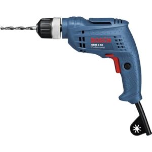 Bosch Professional Bohrmaschine GBM 6 RE (inkl. Schnellspannbohrfutter 10 mm) - Hochwertige und zuverlässige Bohrmaschine für verschiedene Anwendungen