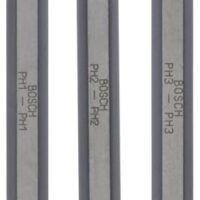 Bosch Professional Doppelklingen-Set für Phillips-Kreuzschlitzschrauben, Set aus 3 Stücken mit PH1, PH2 und PH3, hochwertige Werkzeuge für Heimwerker und Fachhandwerk