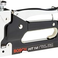 Bosch Professional Handtacker HT 14 - Robuster Handtacker für Holzarbeiten mit stufenloser Schlagkraftregulierung und gepolsterter Griffmulde.