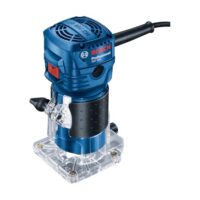 Bosch Professional Kantenfräse GKF 550, inkl. Parallelanschlag, Rollenführung und Zubehör, Grau, ideal für Heimwerker und Handwerker