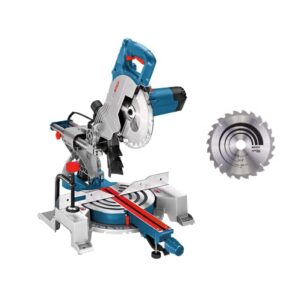 Bosch Professional Kapp- und Gehrungssäge GCM 80 SJ mit 2 Kreissägeblättern und Innensechskantschlüssel