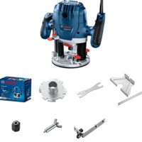 Bosch Professional Oberfräsmaschine GOF 130 mit Parallelführung und Kopierbolzen für Heimwerker