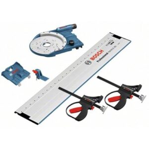 Bosch Professional Systemzubehör-Paket FSN OFA 32 KIT 800 mit Führungsschiene, Führungsschienenadapter, Klemmzwingen und Zusatzadapter für Installation von Leitungen und Rohren