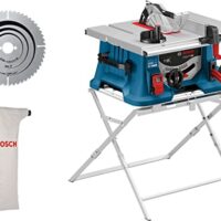 Bosch Professional Tischkreissäge GTS 635-216 inkl. Arbeitstisch GTA 560 - Leistungsstarke Kreissäge mit 1600 Watt und Sägeblattbohr-Ø 30mm