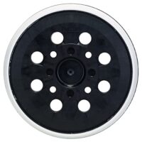 Bosch Schleifteller 1x 125 mm mittelhart mit Klettsystem Zubehör für Exzenterschleifer perfekte Ergebnisse bei Standard- bis Grobschliffarbeiten