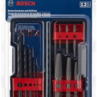 Bosch Schraubenausdreher BSPE6D mit kohlenstoffreichem Stahl und Spiralnuten, ideal zum Entfernen von abisolierten Schrauben und Bolzen