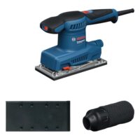 Bosch Professional kabelgebundener Schwingschleifer GSS 20-18 A mit Staubbeutel und Schleifplatte für Heimwerker und Profis