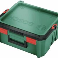Bosch Werkzeugbox, SystemBox Größe M, für Bosch Elektrowerkzeuge, kompatibel mit Bosch Zubehörbox Klein und Medium, in Banderole, Werkzeug organisieren, Transport