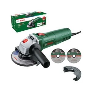 Bosch UniversalGrind 7-125 - Kompakter und leistungsstarker Winkelschleifer für Schleifen, Trennen und Bürsten