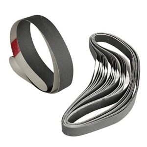 Set aus 15 Schleifbändern mit Körnung 600/800/1000 für das Schleifen und Polieren von Aluminiumoxid