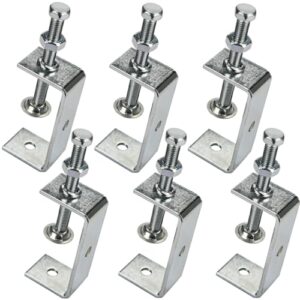 C-Klemmen-Set aus Edelstahl für Schreibebeiten, Tischlerei und Bauarbeiten