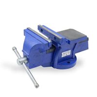 Robuster CCLIFE Schraubstock aus Gusseisen für Werkbank mit 100/125/150 mm Spannweite