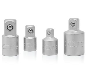 Praktischer Adapter-Satz für Handwerksprojekte, 1/2''-3/8'', 3/8''-1/4'', 3/8''-1/2'' und 1/4''-3/8''