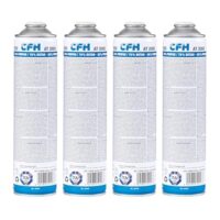 Universaldruckgasdose mit Anschraubgewinde nach DIN EN 417, Propan/Butan-Gasgemisch (30%/70%), 4x Inhalt 330 g für Gasgeräte mit Schraubanschluss nach DIN 521