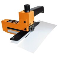 CMT ORANGE TOOLS DET-003 - Laminatquerschneider mit einfachen und schnellen Bedienung, ideal für das Schneiden von Laminat und Furnierplatten, Schnittbreite 12-110 mm, Schnittstärke 0-2 mm