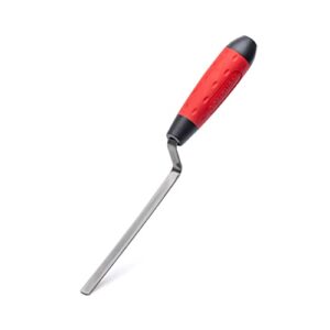 Rostfreie Fugenkelle 10 mm mit Edelstahlblatt und rutschfestem Softgriff, perfekte Wahl für Ihren Heimwerker-Bedarf