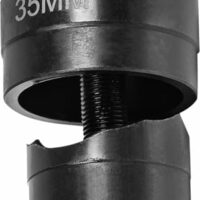Blechlocher 35mm für Spülarmaturen, Stahl, präzise Lochstanzung, langlebige Qualität, einfache Handhabung, ideal für Kücheninstallationen und Sanitärbereiche