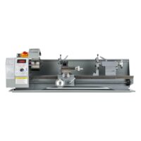 Drehmaschine 1100W, Metalldrehmaschine, Tischdrehmaschine mit 8,7 x 29,5 Zoll Arbeitsbereich, Metallbearbeitung, Mini Drehmaschine für Metall 2250 RPM