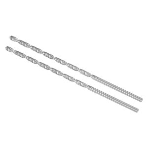 CoCud Extra Langer Spiralbohrer, Drehbohrer für Kupfer, Metall, Holz und Aluminium, 2 Stück