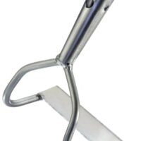 Verzinkte Bügelzughacke mit 155 mm Breite, ideal für Gartenarbeit und Unkrautentfernung