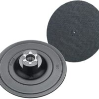 Connex Klett-Teller 125 mm Gewinde M14 aus schwarz, mittlere Flexibilität, für den Einsatz von Klett bei mittelschweren bis groben Schleif- und Polierarbeiten