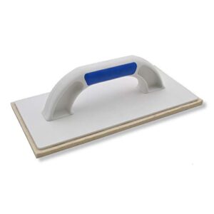 DEWEPRO Filzbrett - Kunststoff (PS) Reibebrett mit 6mm Filzbelag für Putz und Feinputz, 280x140mm