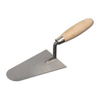Professionelle Handputzkelle mit italienischem Design, Edelstahlblatt und Holzgriff für präzise Arbeiten im Innen- und Außenbereich