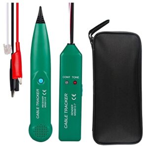 Kabelbruch-Suchgerät, MS6812 Telefonleitung-Tracker, Professionell Netzwerk-Kabeltester, Tester Kabel-Tracker für Durchgang des Testschaltkreises und Überprüfen von Kabeln.