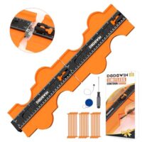 Multifunktionales Werkzeug für Fliesen- und Laminat-Schnitte, Maßband für unregelmäßige Formen, Weihnachtsgeschenk für Männer, Vater, Papa, Handwerker, Werkzeug, Adventskalender, Männer