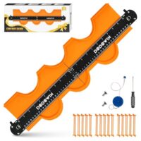 Multifunktionales Werkzeug zur Konturenlehre, ideal für Holzarbeiter, Handwerker und DIY-Projekte