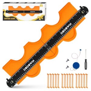 Multifunktionales Werkzeug zur Konturenlehre, ideal für Holzarbeiter, Handwerker und DIY-Projekte