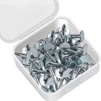 Dachpappennägel für Holzschuppen und Sommerhäuser im Freien, kurze Nägel aus hochwertigem Metallmaterial