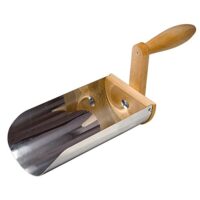 Dachrinnenschaufel aus Edelstahl mit verstellbarem Griff für Dachreinigung und -pflege