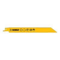 DeWalt BI-Metall Metallsäbelsägeblätter für schnelle Schnitte in Stahl und NE-Metallen, Blech, Rohren und Profilen