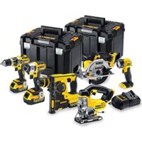 Dewalt DCK699M3T 6-teiliges Akku-Kombi-Set mit 3 x 4,0Ah 18V-Batterien und verschiedenen Werkzeugen