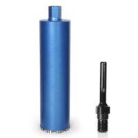 Diamantbohrkrone Kernbohrer für Kernbohrgerät mit Turbo, inkl. SDS-max, 1 1/4", Ø 102mm, Gesamtlänge 460 mm, Nass Trocken Dosenbohrer Diamant Bohrkrone Nassbohrkrone Trockenbohrkrone für Beton