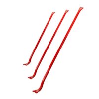Brechstange 3-teiliges Set aus Stahl für Heimwerker und Zimmermannsarbeiten, Kuhfuß, Nageleisen, Nagel-Hebeleisen, Crowbar