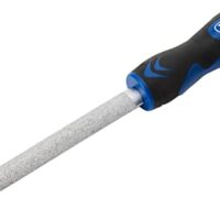 Draper 49421 Fliesenfeile halbrund 140 mm, Werkzeug für Heimwerker, komfortable und zuverlässige Arbeit